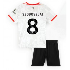 Liverpool Dominik Szoboszlai #8 Dětské Alternativní dres komplet 2024-25 Krátký Rukáv (+ trenýrky)